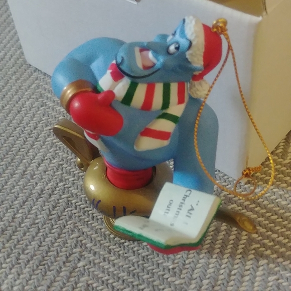 Grolier vintage Aladdin's Genie Christmas Ornament. - Picture 3 of 4